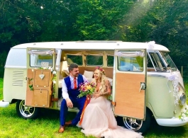 Classic Campervan for weddings in Romford
